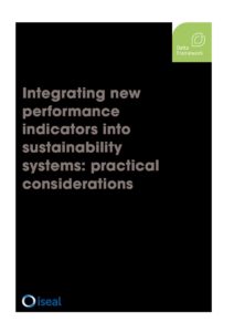 Integrating New Performance Indicators Into Sustainability Systems